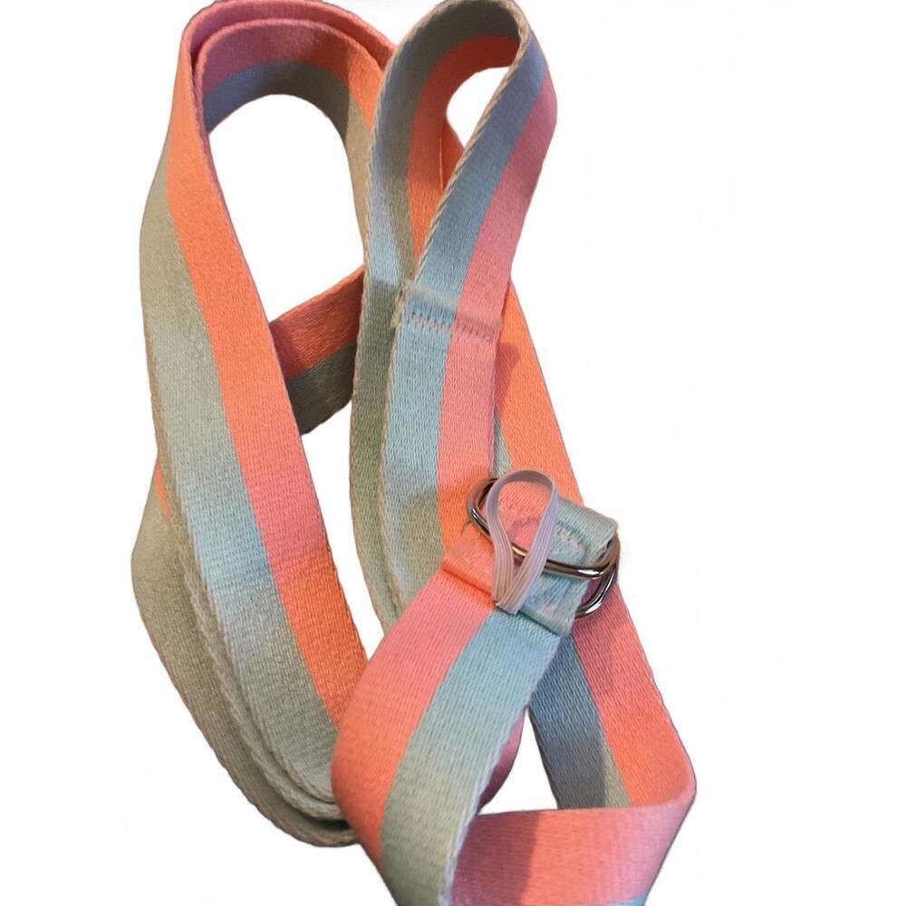 Tumaz Adjustable Colorful Yoga Strap - Durable and Stylish - Picture 3 of 4
